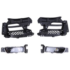 4pcs Led Fog Light Lamps W Covers Bezel For Jeep Grand Cherokee 2017-2022 Lhrh