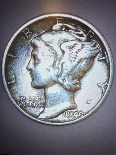 1940 D Mercury Dime Almost Uncirculated