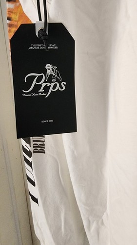 PRPS Goods & Co White Graphic A6 Print Long Sleeve Cotton T-Shirt XL - Picture 14 of 14