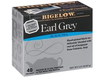 Bigelow Tea Earl Grey Black Tea Caffeinated 40 Count 10 Per Pouch