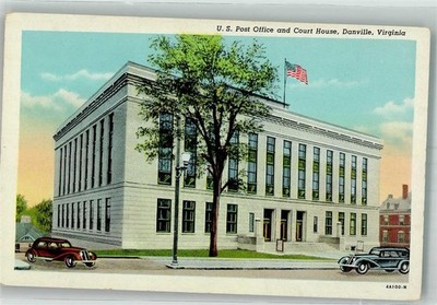 38191461 - Richmond Gericht Postamt Auto Danville Virginia