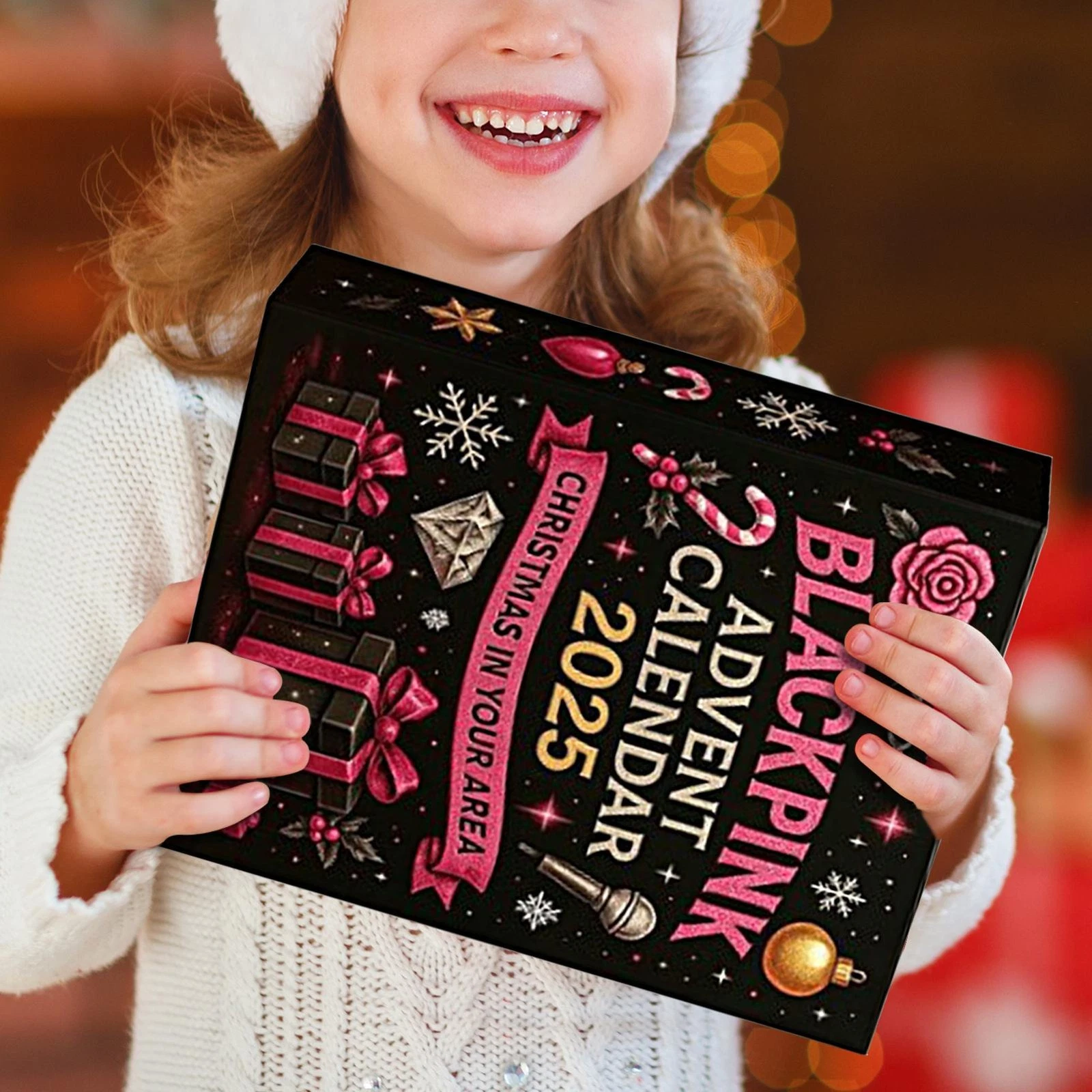 24 Days Blackpink Advent Calendar 2025 Christmas Countdown Calendar 2D Acrylic