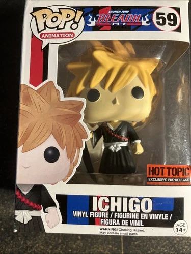Funko Pop! Vinyl: Bleach - Ichigo Kurosaki #59 Hot Topic Pre Release Exclusive