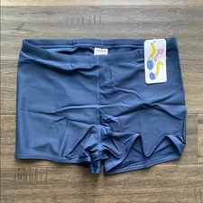 SPORTI Solid Swim Short Mens Size 36 Navy New