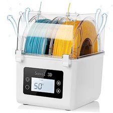  Filament Dryer 2025, SH01 Filament Dehydrator 3D Printer Spool 2 KG White