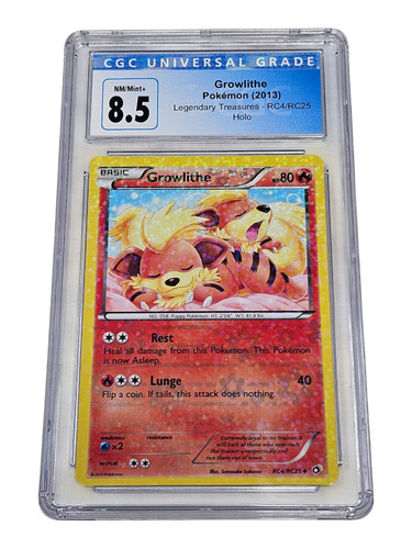 Growlithe graded CGC 8.5 for sale on eBay