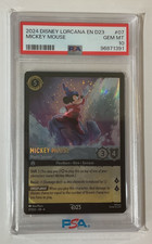 D23 Expo 2024 Disney Sorcerer Mickey Mouse Lorcana TCG Holofoil Promo 7 PSA 10