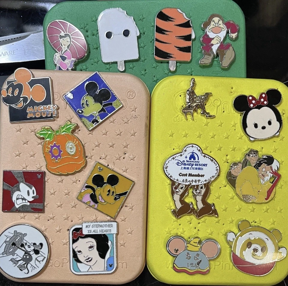 Lote de prendedores comerciales Disney sin duplicados envío rápido 10-100 cordón GRATIS Foto 3 de 4