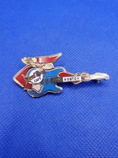 Hard Rock Cafe Pin Boston Patriot Guitar Pin Colonial 1999 Collectible Trading
