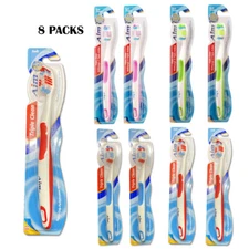 Aim Triple clean Pro Toothbrush super performance grip against cavity soft 8 Pcs