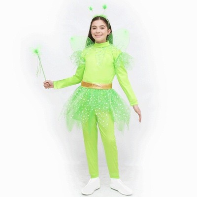 VESTITO COSTUME Maschera di CARNEVALE bambina - Campanellino TRILLY p | eBay