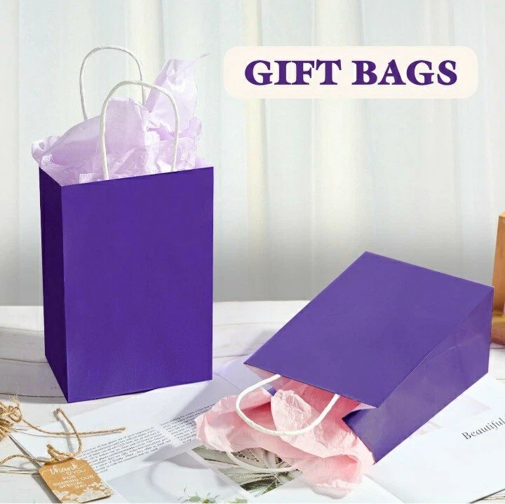 Purple gift bags deals