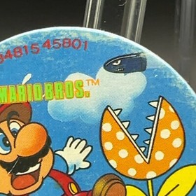 Mario Piranha Plant Menko Super Mario Bros Famicom Card Nintendo 1985 NES Japan