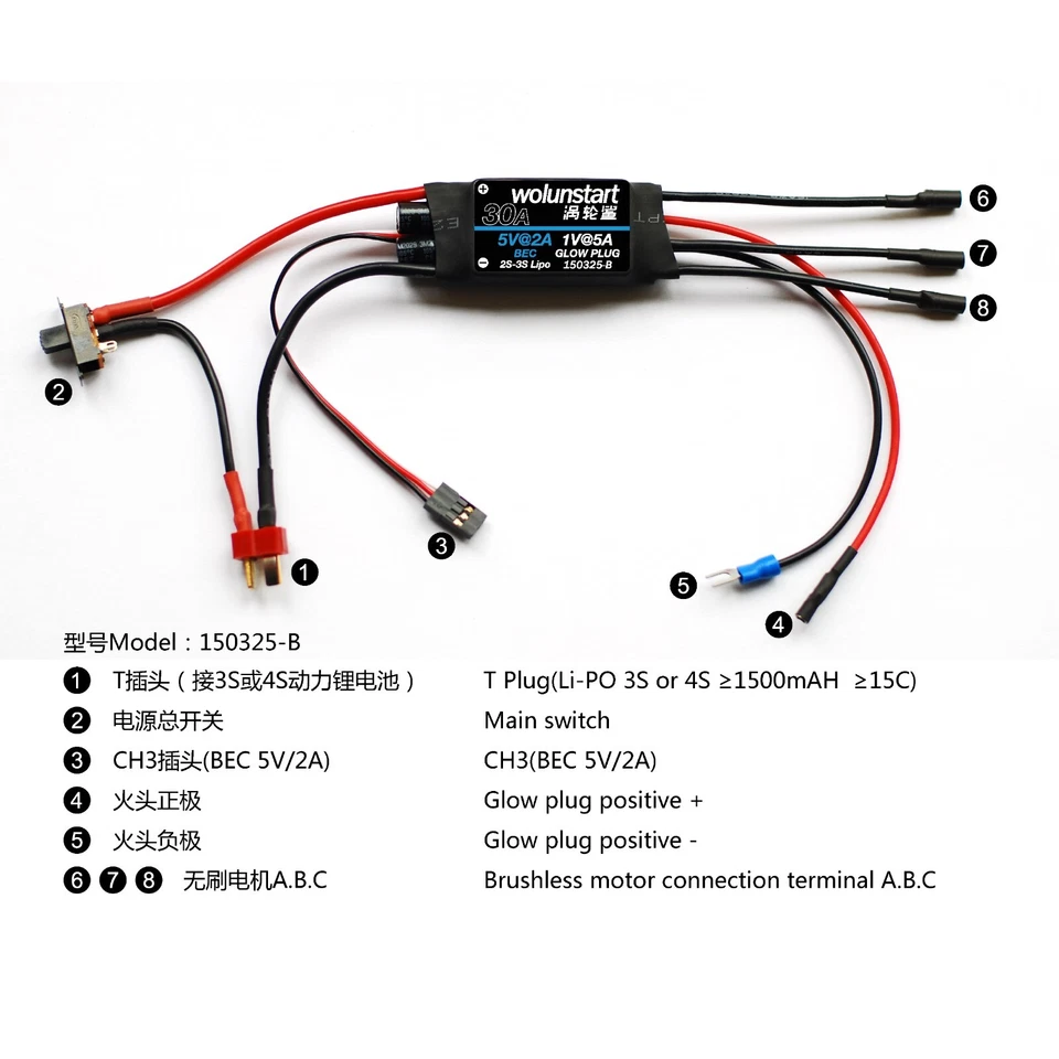 wolunstart Electric start compatible with kyosho GX 21 - Image 4 of 4