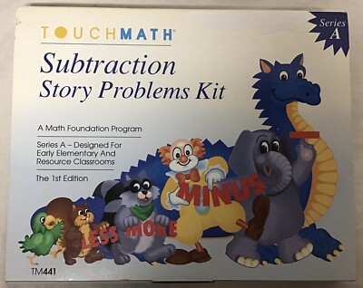 Touchmath Subtraction Story Problems Kit Series A- A Math Foundation Program 