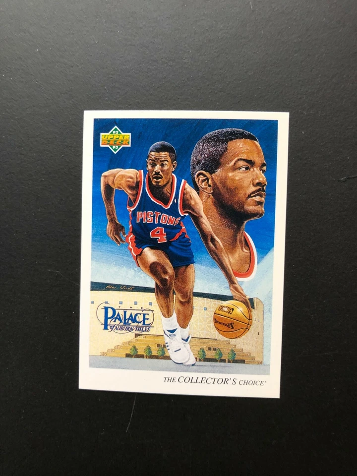 Really Nice 1992 JOE DUMARS Upper Deck Basketball Card # 53 Made in USA - Image 2 of 4