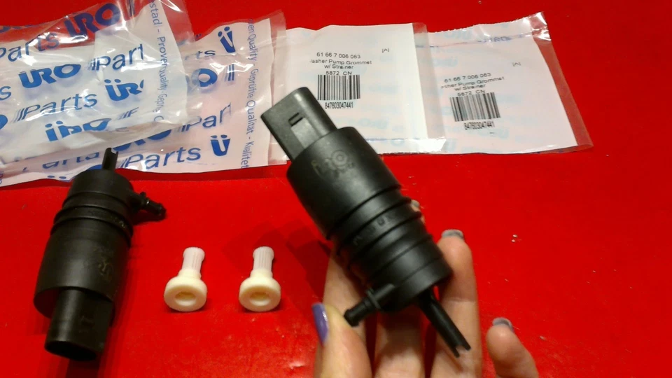 Жидкостный насос омывателя ветрового стекла + комплект уплотнений из 2 Mercedes AUDI BMW PPORSCHE VW URO - Изображение 2 из 4