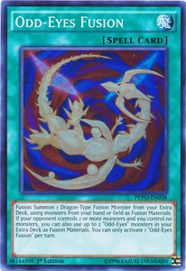 Odd-Eyes Fusion - PEVO-EN038 - Super Rare - 1st Edition x3 - Near Mint