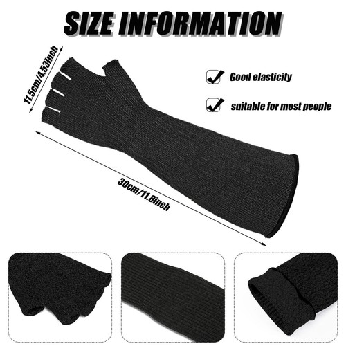 3 Pairs Bruise and Cut Resistant Protective Arm Sleeves for Thin Skin - Picture 7 of 7