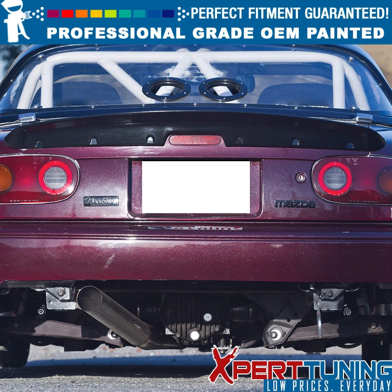 Fits 90-97 Mazda Miata Mx5 KG Style Painted ABS Trunk Spoiler - Painted Color Foto 2 de 4