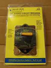 BLUE SEA SYSTEMS 187 SERIES 80 AMP PANEL MOUNT CIRCUIT BREAKER #7042 