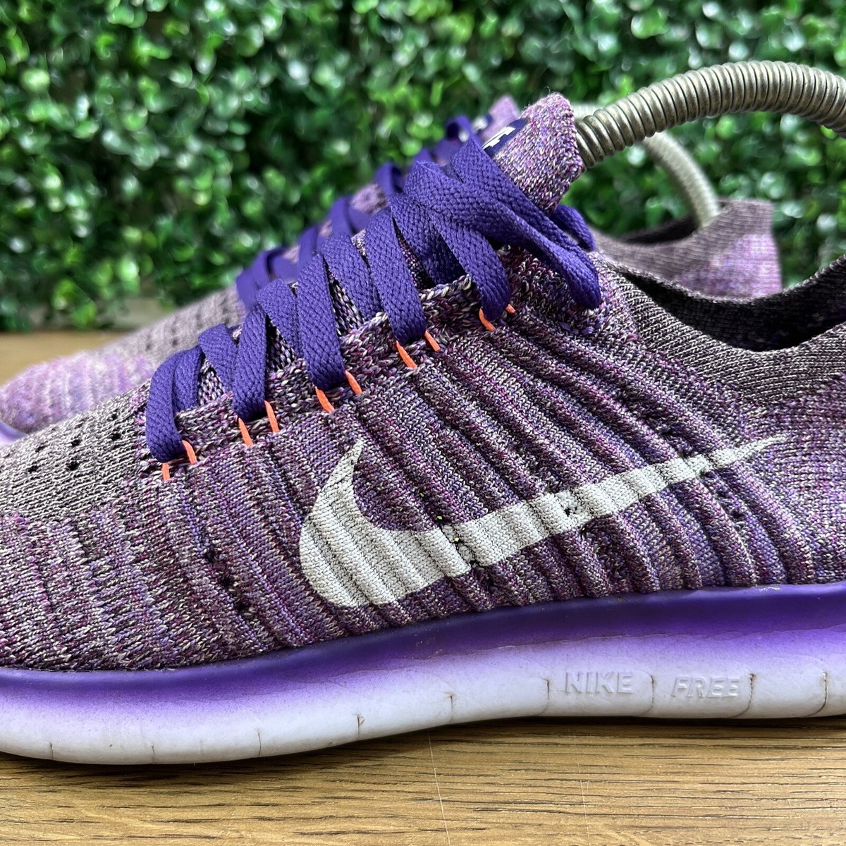 Nike Free RN Flyknit Grand Purple Running Sneakers Shoes Nike Free RN Flyknit Grand Purple Running Sneakers Shoes