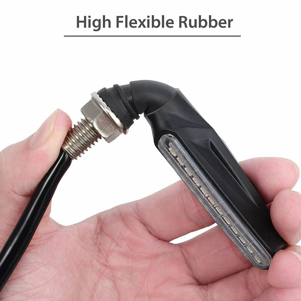 Lámpara de señal de giro LED ámbar para motocicleta 2 PIEZAS para Yamaha MT 07 R6 YBR 125 TMAX 530 Foto 2 de 4