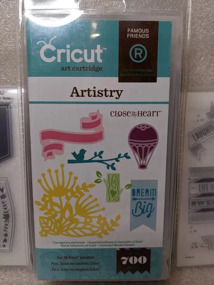 🔥Nuevo🔥 Cartucho de arte Cricut ARTISTRY cerca de mi corazón #2002928 + estampillas Foto 2 de 4