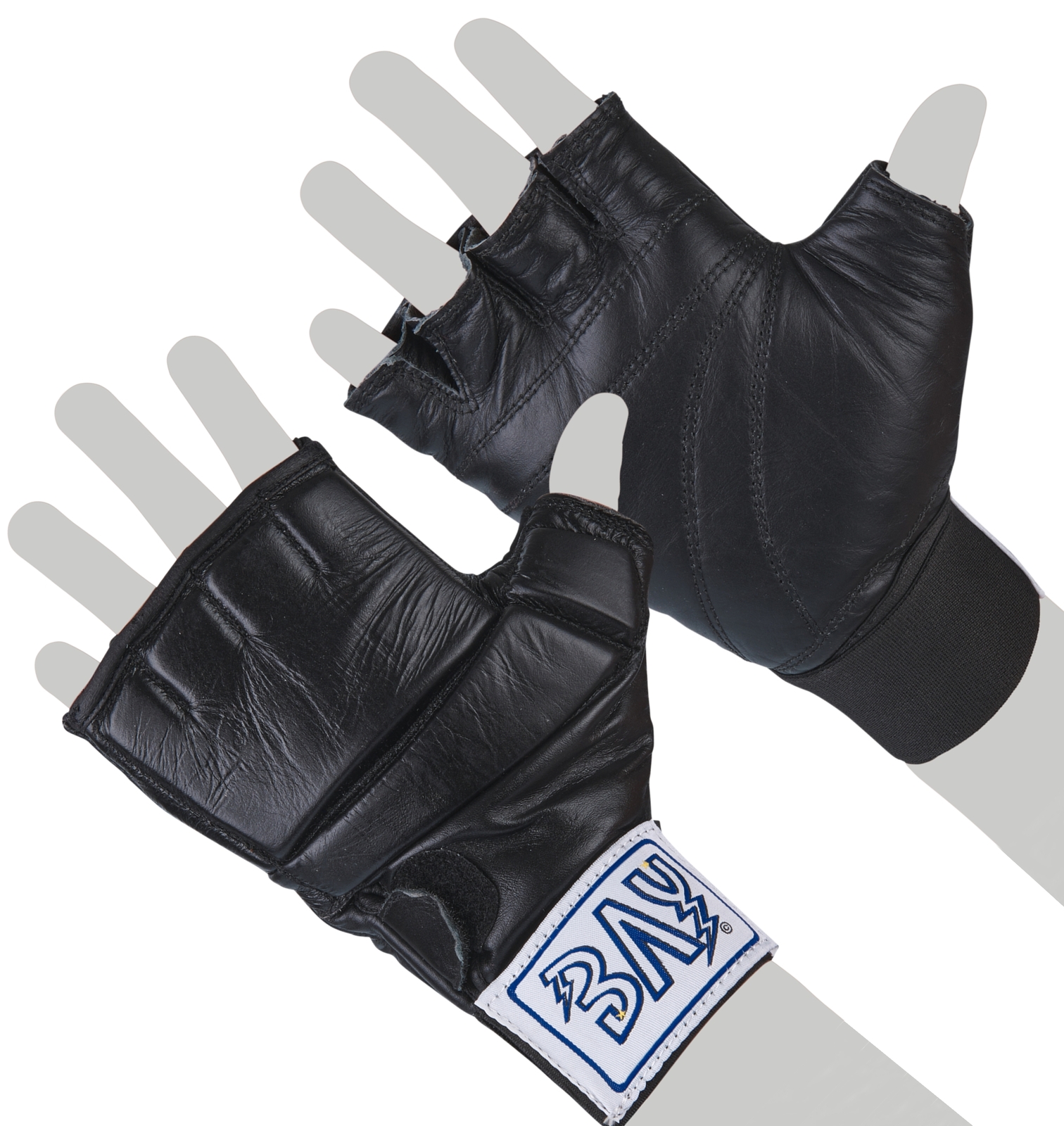 BAY® GEL LEDER MMA Free Fight Handschuhe Handschutz Faustschutz