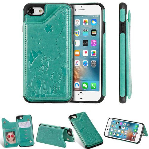 For Samsung Galaxy S10 S9 S8 Plus A50 Note10 Flip Leather Wallet Card Case Cover - Photo 8 sur 27