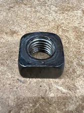 (1) 1 1/4"-7 Square Nuts Steel Plain Regular 1 1/4-7 1.25" SQUARE NUT