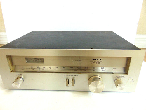 RARE NIKKO NT-550 Vintage Stereo AM/FM Tuner Made in Japan
