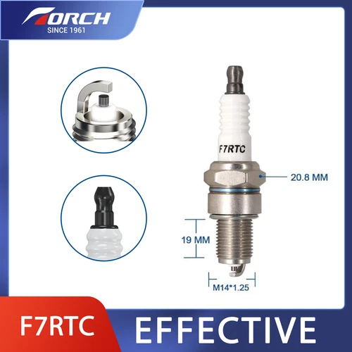 3St. TORCH F7RTC OEM Zündkerzen Ersatz für NGK 5534/BPR7ES fr Champion 332/RN7YC - Bild 4 von 9