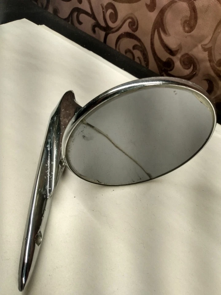 1958-66 Studebaker Cars ~Espelho Lateral de Porta Stratoline ~ AC-2918 ~ Vidro Rachado - Imagem 2 de 4