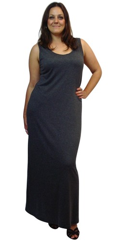 NEW Plus Size Maxi Full Length Basic Tank Dress- XL/1X-2X-3X-4X-5X-6X - Picture 10 of 25