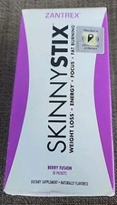 Zantrex SkinnyStix Berry Fusion Rejuvenated Energy Powder Mood Support 30pk 9/26
