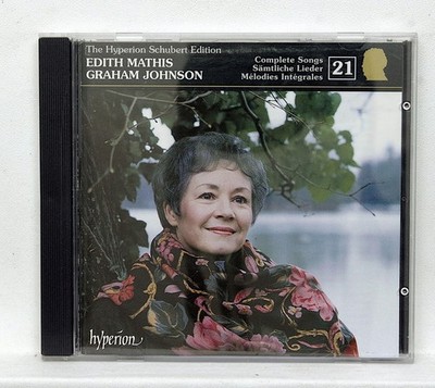 EDITH MATHIS, GRAHMAN JOHNSON   SCHUBERT complete songs   HYPERION CD NM