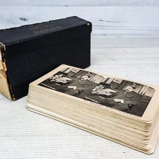 A Trip Through Sears Roebuck  & Co 50 Stereoview Cards 3D Photos Chicago 1900's