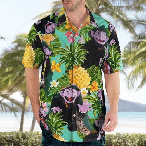 Count Von Count Hawaiian Shirt - product listing photo