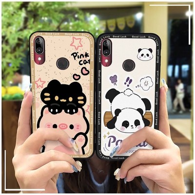 MYDING-Phone Case for MOTO E6 Plus/E6S,  Protective Soft case Animals Silicone