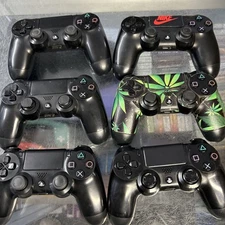 Lot of  6x broken ps4 controllers (for Parts Only) #M4