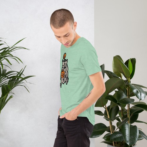 Retro Halloween Ghost Kids //APP// Unisex t-shirt - Picture 8 of 13