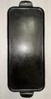 Vintage Griswold ERIE #7 744 Cast Iron Griddle 17'' Slant Logo