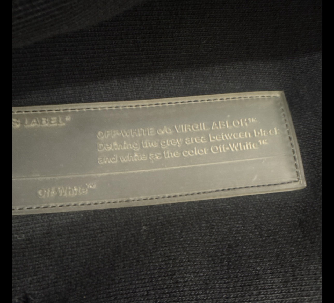 Off-White Full Zip Hoodie Multi Patch Black Cotto… - image 4