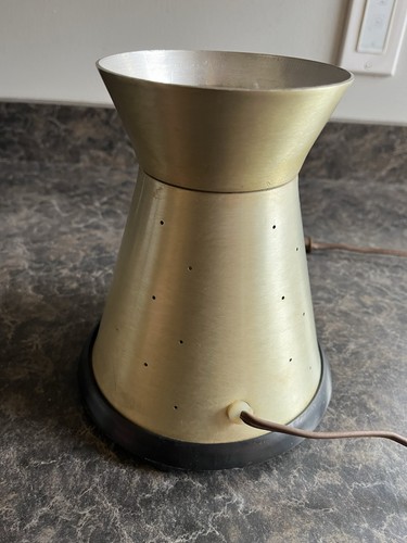 Vintage Starlight Lava Lite Lamp Light BASE ONLY Gold Tone Tested & Working - Picture 5 of 17