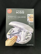 Kiss Power File x Nail Dryer 16-Piece All-in-One Nail Care Kit NIB Nordstrom Ed.