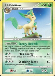 Leafeon 45/111 Rising Rivals Pokémon Card DMG