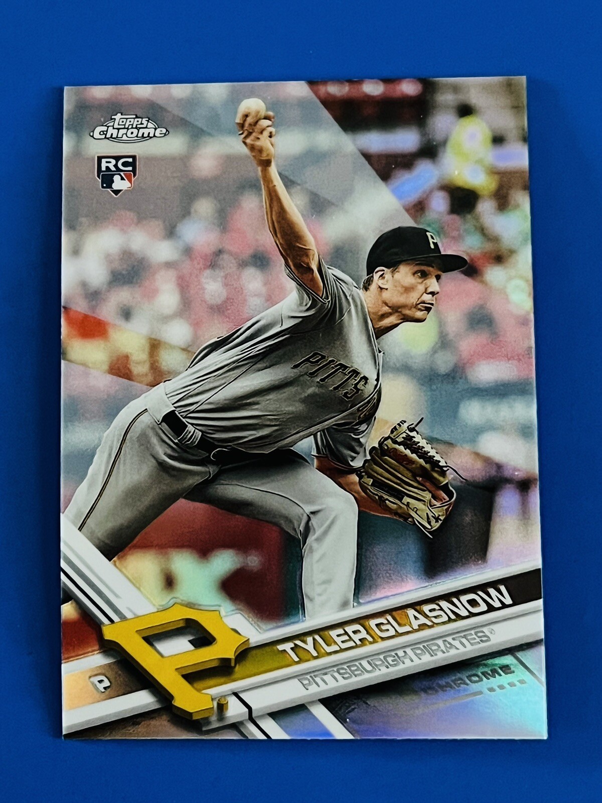 2017 Topps Chrome Tyler Glasnow Pirates Silver Refractor Rookie Card #189