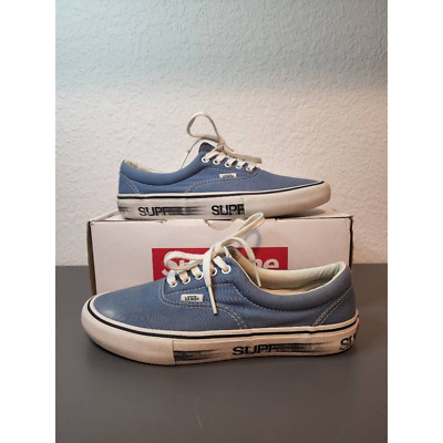 SUPREME MOTION LOGO Vans Mens Era Pro Sneakers Blue SUPREME MOTION LOGO Vans Mens Era Pro Sneakers Blue