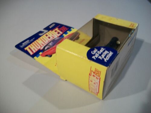 Johnny Lightning THUNDERJET 500 Pull-Back Racing Action Blue Cobra DieCast 1:64 - Imagen 3 de 4